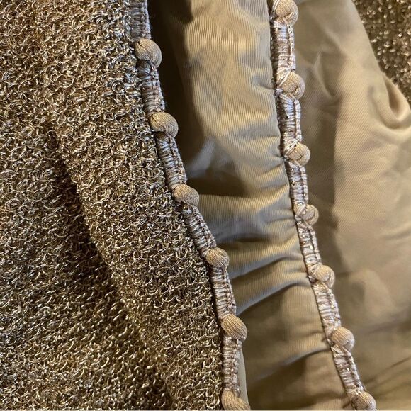 DEVON WINDSOR Maxine Dress Marigold
Gold knit metallic cut out Backless NWT S - Picture 14 of 14